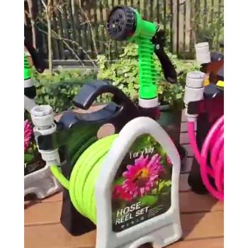 10 méteres zöld kerti tömlődob kép