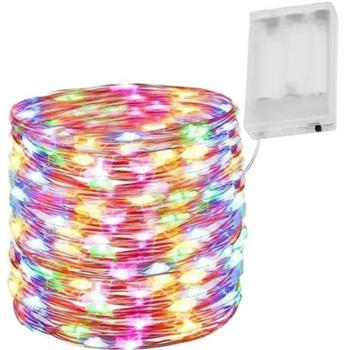 100 Micro LED fényfüzér (többszínű) kép