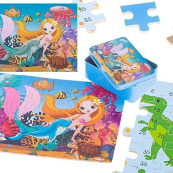 100 részes puzzle játék (sellő) kép