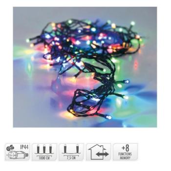 240 LED-es prémium kültéri fényfüzér-színes kép