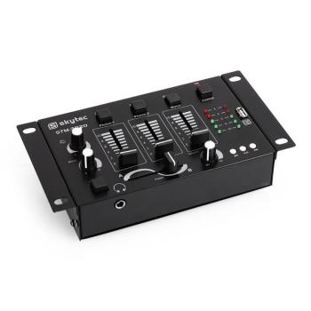 3/2-csatornás DJ keverőpult Skytec STM 3020, MP3 USB kép