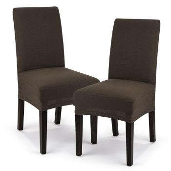 4Home Comfort Multielasztikus székhuzat barna, 40 - 50 cm,  2 db-os szett kép