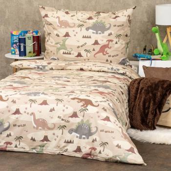 4Home Dino world gyerek pamut ágyneműhuzat, 140 x 200 cm, 70 x 90 cm, 140 x 200 cm, 70 x 90 cm kép