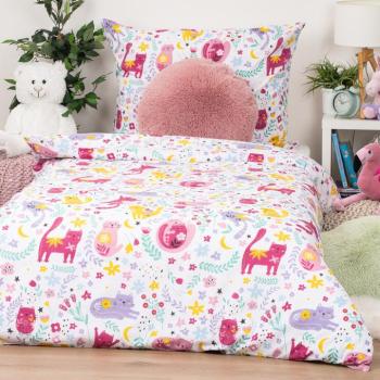 4Home Gyermek pamut ágynemű Playful Paws, 140 x 200 cm, 70 x 90 cm kép