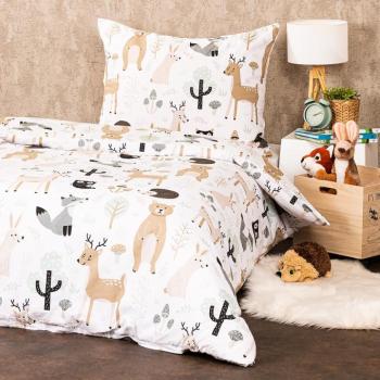 4Home Pamut ágyneműhuzat Nordic Friends, 140 x 200 cm, 70 x 90 cm kép