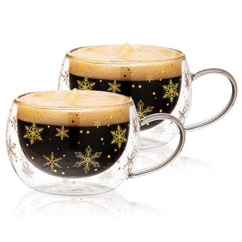 4Home Snow Hot&Cool  therno pohár  cappuccinohoz, 270 ml, 2 db kép