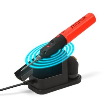 Akkumulátoros forrasztópáka állomás - vezeték nélküli töltéssel, tisztítószivaccsal kép