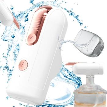 Akkumulátoros vízadagoló szivattyú 5-18.9 literes palackokhoz, fehér kép