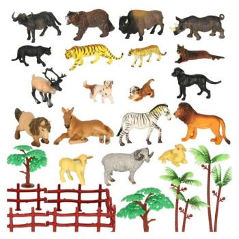 Állatfigurák, állatkert szett kép