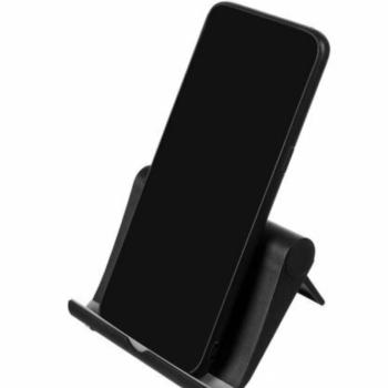 Állítható dőlésszögű asztali mobiltelefon tartó kép