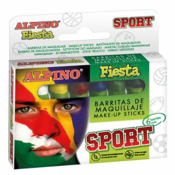 Alpino 6 színű arcfestő készlet (Sport) kép