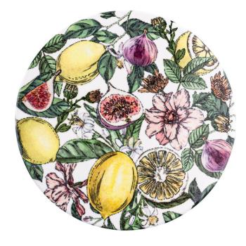 Altom Lemon kerámia vágódeszka, kerek, 20 cm kép