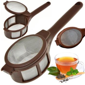 Alumínium főzőkosár tea, kávé, gyógynövényekhez kép
