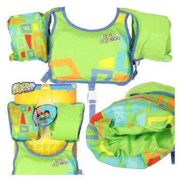 AQUASTAR Zöld úszó mellény ujjakkal kép