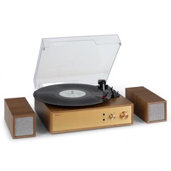 Auna Berklee TT-Play Prime,lemezjátszó, szíjhajtás, 33 1/3 és 45 RPM, sztereó hangszórók kép