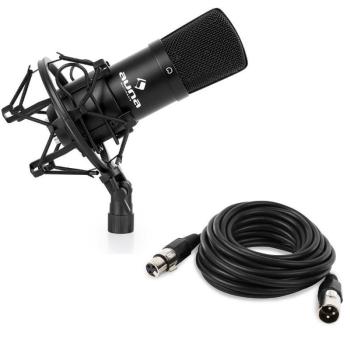 Auna CM001B stúdió kondenzátor mikrofon, fekete kép