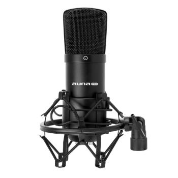 Auna Pro CM001B stúdió kondenzátor mikrofon, fekete kép