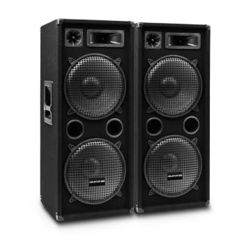 Auna Pro PW-2222 MKII, passzív PA hangfalpár, 12", 500 W RMS/1000 W max. kép