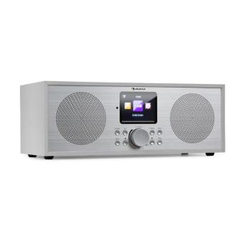 Auna Silver Star Stereo, internet DAB+/FM rádió, WiFi, BT, DAB+/FM, fehér kép