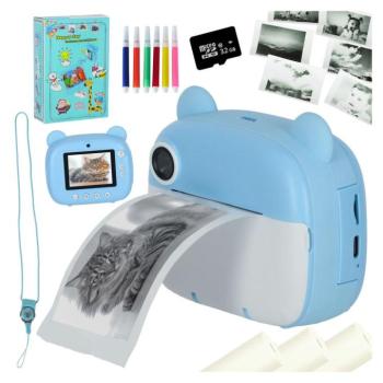 Azonnali fényképezőgép hőnyomtatóval kép