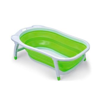 Babify Összecsukható fürdőkád szappantartóval újszülötteknek és csecsemőknek, BPA mentes, lányoknak és fiúknak 0-5 éves korig kép