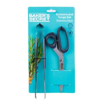 Baker's Secret - rozsdamentes fogó & olló szett kép
