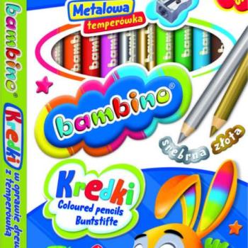 Bambino 12 színű ceruzakészlet faragóval kép