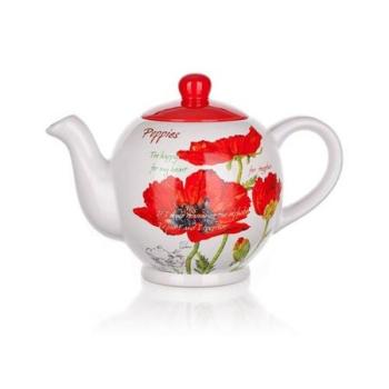 Banquet Red Poppy teáskanna, 1200 ml kép