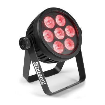 Beamz Professional BAC500 Aluminium, ProPar, 7 x 14W 1 LED diódában, RGBA-UV-CW/WW, fekete kép