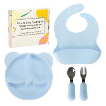 Bébi szilikon étkészlet 4 részes kép