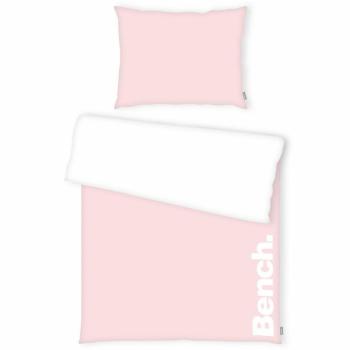 Bench pamut ágyneműhuzat fehér rózsaszín, 140 x 200 cm, 70 x 90 cm kép