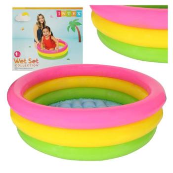 BESTWAY Gyermek szivárványos kerti medence kép