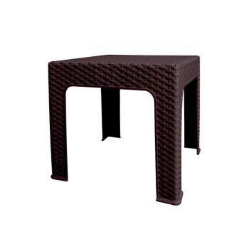 Bistro Rattan kerti asztal, 42 x 48 x 48 cm, wenge kép