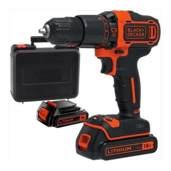 Black and Decker BDCHD18KB-QW Akkus ütvefúró/csavarozó tároló dobozzal kép