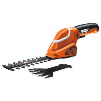 Black and Decker GSL700-QW Akkus sövényvágó és fűnyíró olló készlet kép