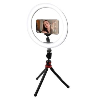 Bluetooth-os selfie lámpa telefontartóval kép