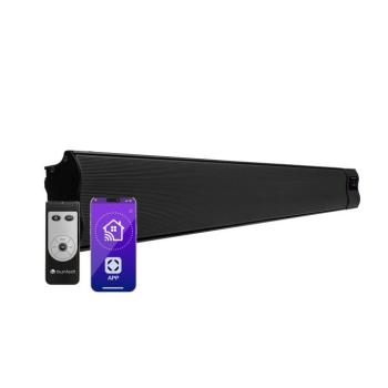 Blumfeldt Cosmic Beam Smart 30, infravörös hősugárzó, 3000 W, vezérlés applikáción keresztül, fekete kép