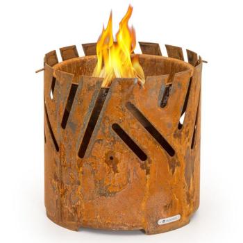 Blumfeldt Crown, 3 az 1-ben tűzrakóhely, Ø 46 cm, víz- és fagyálló, grilllap, grillrács, bambuszlap kép