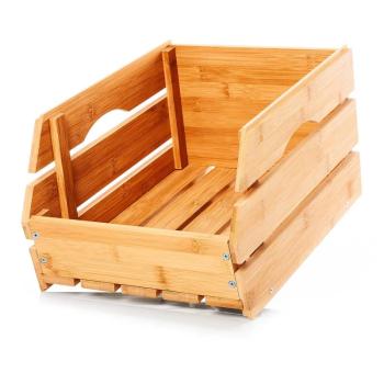 Blumfeldt Egymásra rakható doboz, bambuszból, jó légkeringés, egymásra rakható, 27 × 20,5 × 38 cm kép