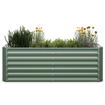 Blumfeldt High Grow Straight, magaságyás, 180 x 60 x 90 cm, hullámos acéllemezből, könnyen összeszerelhető, rozsda- és fagyálló kép