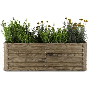 Blumfeldt High Grow Straight magaságyás, 972 L, Ergonomikus, Időjárásálló, Nyitott alap kép