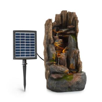Blumfeldt Magic Tree, napelemes szökőkút, LED lámpa, polireszin kép