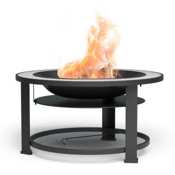 Blumfeldt Merano Circolo 3 az 1-ben, tűzrakóhely grill funkcióval, használható asztalként, 87 cm-es átmérő kép