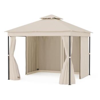 Blumfeldt Mondo Dual pavilon 3x3 dupla tetővel és szúnyoghálóval kép