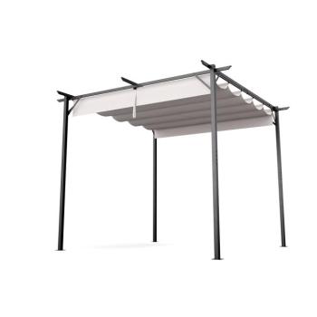 Blumfeldt Pantheon Robust, pergola, 3 x 3 m, időjárásálló porszórt acél, időjárásálló  kép
