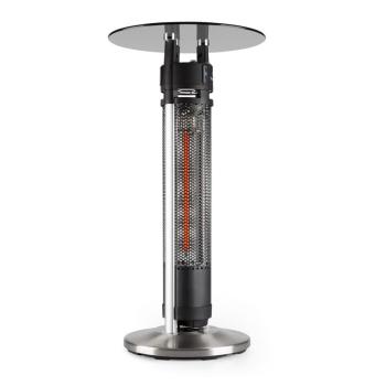 Blumfeldt Primal Heat 95, magas (bár) asztal, szén IR fűtőtest, 1600 W LED, 95 cm, üveg kép
