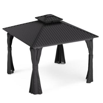 Blumfeldt ShadeFortress, pavilon, 3 x 3 m, horganyzott acél tető, véd a nap, eső és szél ellen kép