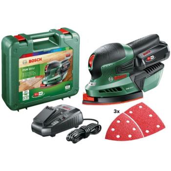 Bosch PSM 18 LI Akkus multicsiszoló (1x2,5 Ah) kofferben (06033A1323) kép