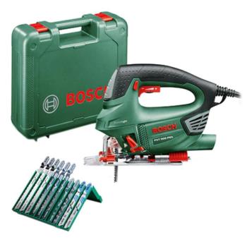 Bosch PST 800 PEL Szúrófűrész + 10 részes fűrészlap készlet kofferben (06033A0101) kép