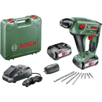 Bosch Uneo Maxx Akkus fúrókalapács + Fúrótokmány (2x2,5 Ah) kofferben (0603952327) kép